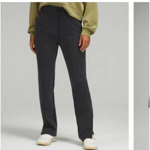 Lululemon brushed softstreme split-hem high rise pants